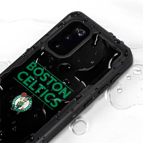 NBA Boston Celtics Standard - Black Galaxy S20 Waterproof Case