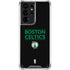 NBA Boston Celtics Standard - Black Galaxy S21 Ultra 5G Clear Case