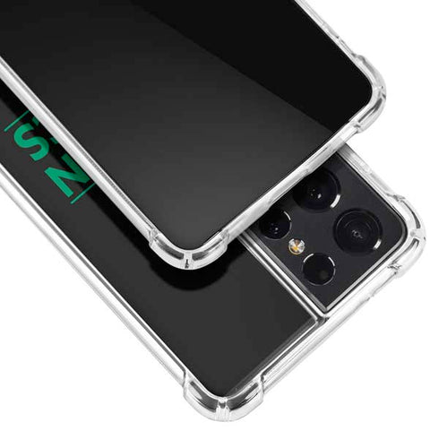 NBA Boston Celtics Standard - Black Galaxy S21 Ultra 5G Clear Case