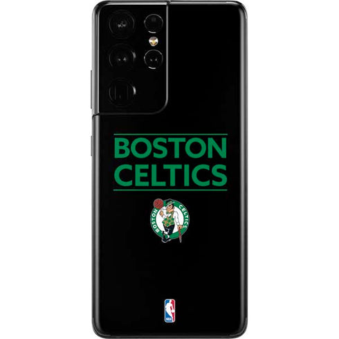 NBA Boston Celtics Standard - Black Galaxy S21 Ultra 5G Skin