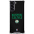 NBA Boston Celtics Standard - Black Galaxy S22 Clear Case