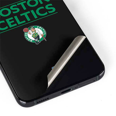 NBA Boston Celtics Standard - Black Galaxy S22 Skin