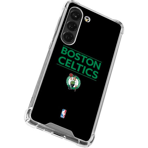 NBA Boston Celtics Standard - Black Galaxy S23 Clear Case