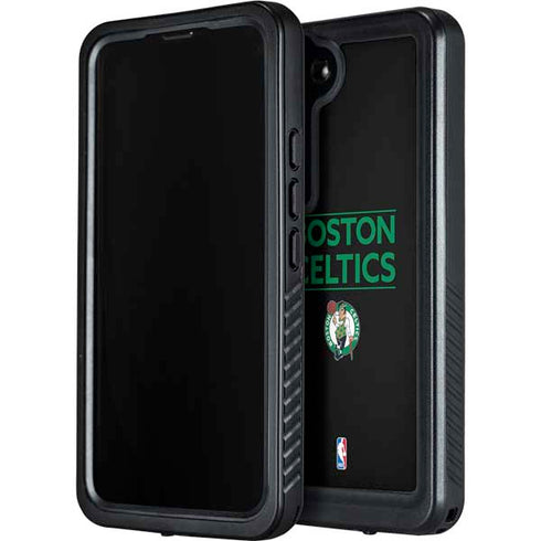 NBA Boston Celtics Standard - Black Galaxy S23 Waterproof Case