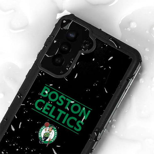 NBA Boston Celtics Standard - Black Galaxy S23 Waterproof Case