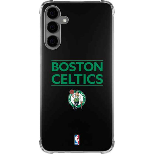 NBA Boston Celtics Standard - Black Galaxy S24 Plus Clear Case