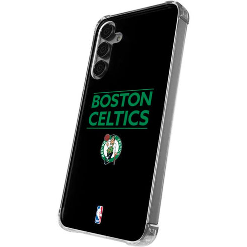 NBA Boston Celtics Standard - Black Galaxy S24 Plus Clear Case