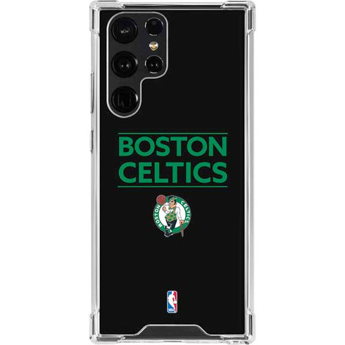 NBA Boston Celtics Standard - Black Galaxy S24 Ultra Clear Case