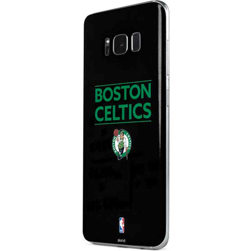 NBA Boston Celtics Standard - Black Galaxy S8 Skin