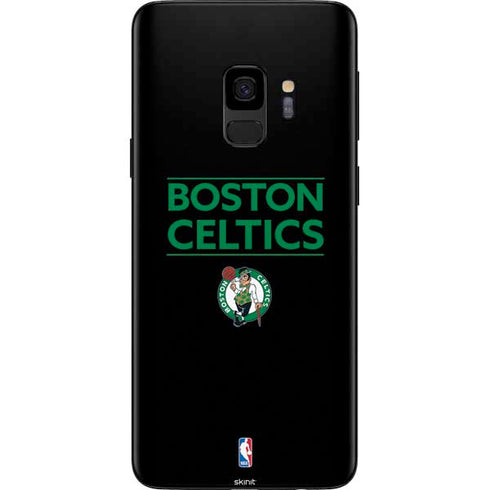 NBA Boston Celtics Standard - Black Galaxy S9 Skin