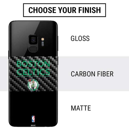 NBA Boston Celtics Standard - Black Galaxy S9 Skin