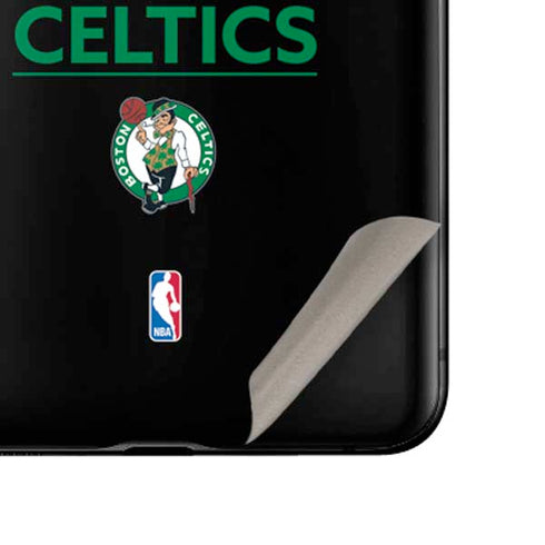 NBA Boston Celtics Standard - Black Galaxy Z Flip Skin