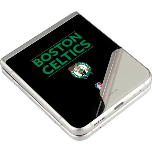 NBA Boston Celtics Standard - Black Galaxy Z Flip3 5G Skin