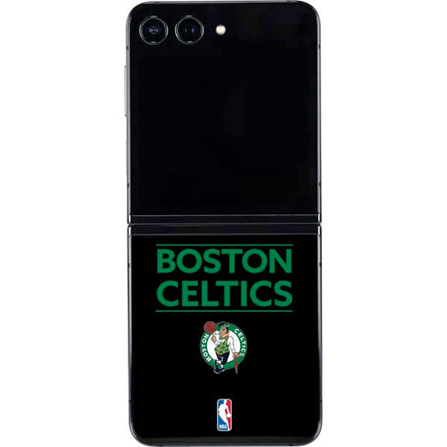 NBA Boston Celtics Standard - Black Galaxy Z Flip5 5G Skin