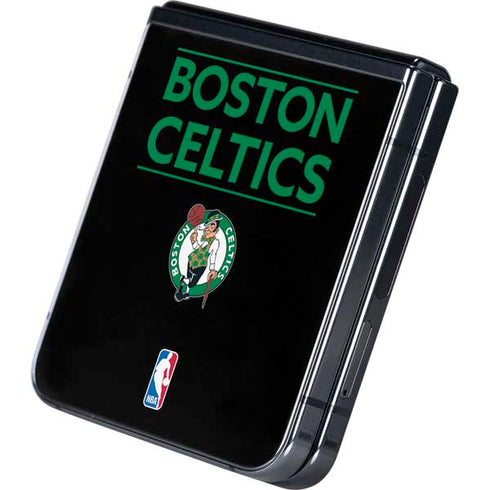 NBA Boston Celtics Standard - Black Galaxy Z Flip5 5G Skin