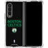 NBA Boston Celtics Standard - Black Galaxy Z Fold4 5G Clear Case