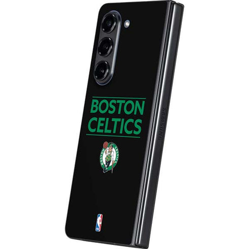 NBA Boston Celtics Standard - Black Galaxy Z Fold5 5G Skin