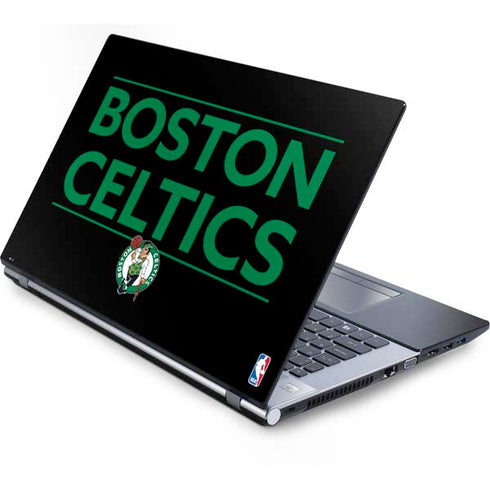 NBA Boston Celtics Standard - Black Generic Laptop Skin