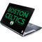 NBA Boston Celtics Standard - Black Generic Laptop Skin