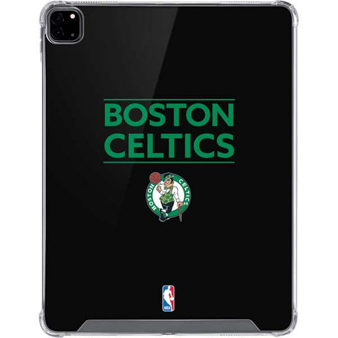 NBA Boston Celtics Standard - Black iPad Pro 12.9in (2020) Clear Case