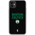 NBA Boston Celtics Standard - Black iPhone 11 Clear Case
