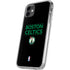 NBA Boston Celtics Standard - Black iPhone 11 Clear Case