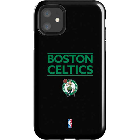 NBA Boston Celtics Standard - Black iPhone 11 Impact Case