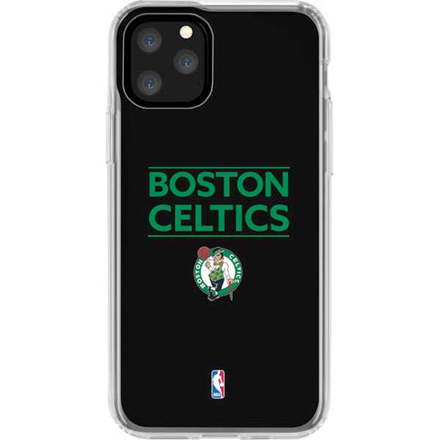 NBA Boston Celtics Standard - Black iPhone 11 Pro Clear Case