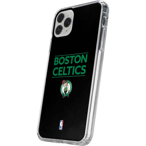 NBA Boston Celtics Standard - Black iPhone 11 Pro Clear Case