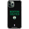 NBA Boston Celtics Standard - Black iPhone 11 Pro Max Clear Case