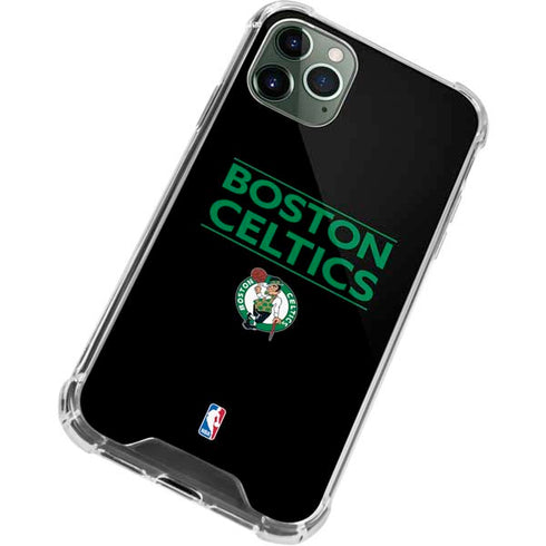 NBA Boston Celtics Standard - Black iPhone 11 Pro Max Clear Case