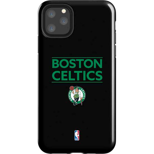NBA Boston Celtics Standard - Black iPhone 11 Pro Max Impact Case