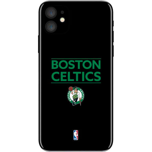 NBA Boston Celtics Standard - Black iPhone 11 Skin