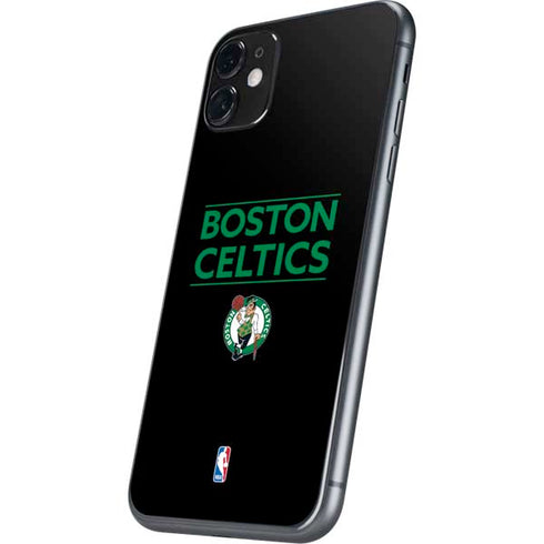 NBA Boston Celtics Standard - Black iPhone 11 Skin