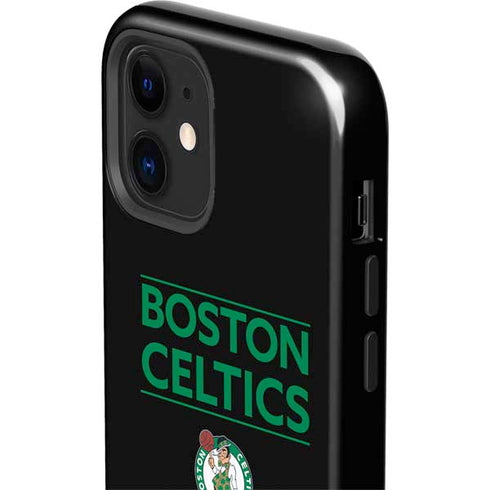 NBA Boston Celtics Standard - Black iPhone 12 Impact Case