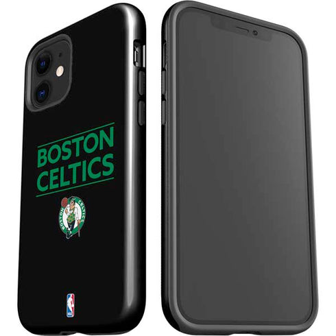 NBA Boston Celtics Standard - Black iPhone 12 Impact Case