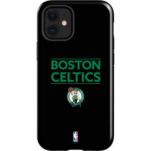 NBA Boston Celtics Standard - Black iPhone 12 Mini Impact Case