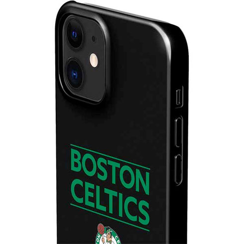 NBA Boston Celtics Standard - Black iPhone 12 Mini Lite Case