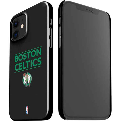 NBA Boston Celtics Standard - Black iPhone 12 Mini Lite Case