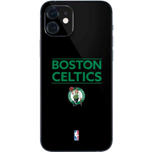 NBA Boston Celtics Standard - Black iPhone 12 Mini Skin