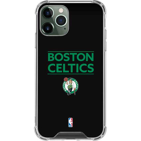 NBA Boston Celtics Standard - Black iPhone 12 Pro Clear Case