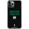 NBA Boston Celtics Standard - Black iPhone 12 Pro Clear Case