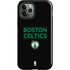 NBA Boston Celtics Standard - Black iPhone 12 Pro Impact Case