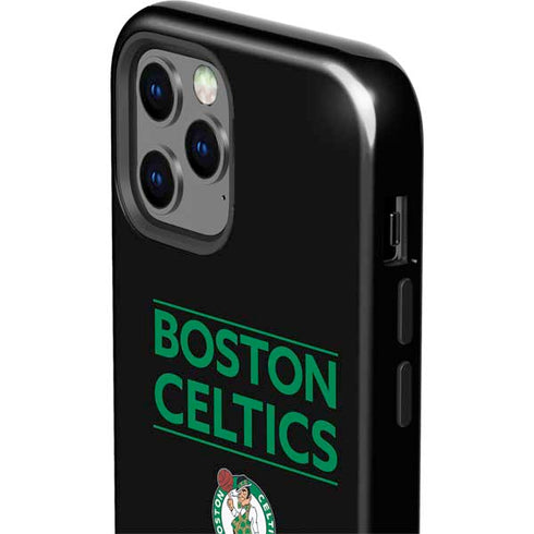 NBA Boston Celtics Standard - Black iPhone 12 Pro Impact Case