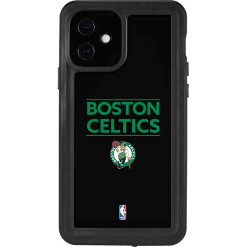 NBA Boston Celtics Standard - Black iPhone 12 Waterproof Case