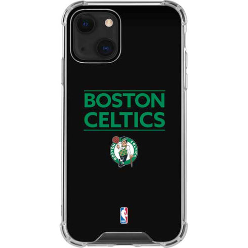 NBA Boston Celtics Standard - Black iPhone 13 Clear Case