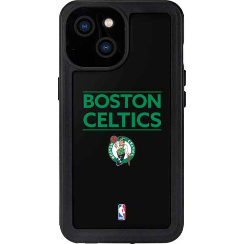 NBA Boston Celtics Standard - Black iPhone 13 Mini Waterproof Case
