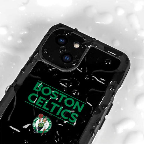 NBA Boston Celtics Standard - Black iPhone 13 Mini Waterproof Case