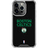 NBA Boston Celtics Standard - Black iPhone 13 Pro Clear Case