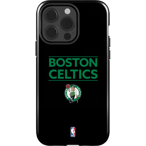NBA Boston Celtics Standard - Black iPhone 13 Pro Impact Case